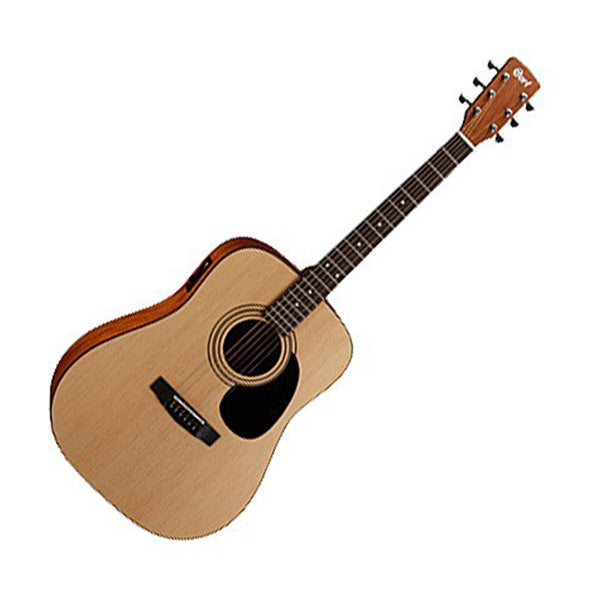 Cort AD810E Dreadnought Spruce Top Acoustic Guitar with Pickup Open Pore (AD 810E)