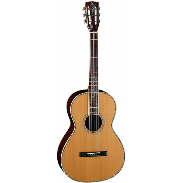 Cort L1200P Parlor Solid Red Cedar Top Acoustic Guitar with Bag (L1200 P)