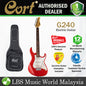 Cort G240 Double Cutaway Bolt On Basswood SSS Pickup Scarlet Red Electric Guitar (G 240)