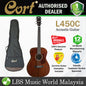 Cort L450C Concert Solid African Mahogany Acoustic Guitar with Bag (L450 C)
