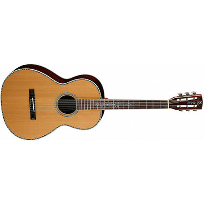 Cort L1200P Parlor Solid Red Cedar Top Acoustic Guitar with Bag (L1200 P)