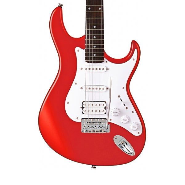 Cort G240 Double Cutaway Bolt On Basswood SSS Pickup Scarlet Red Electric Guitar (G 240)