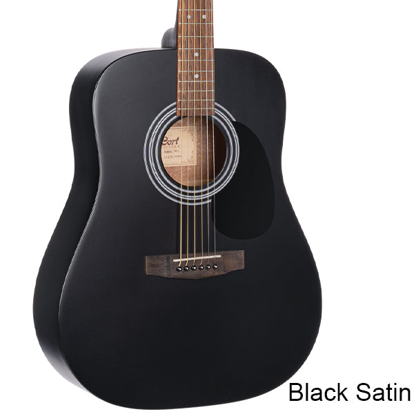 Cort AD810 Dreadnought Spruce Top Acoustic Guitar with Bag - Natural, Black & Sunburst (AD 810)