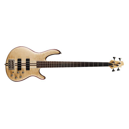 Cort A4 Plus FMMH 4 String Double Cutaway Neck Thru Maple Top Electric Bass Guitar