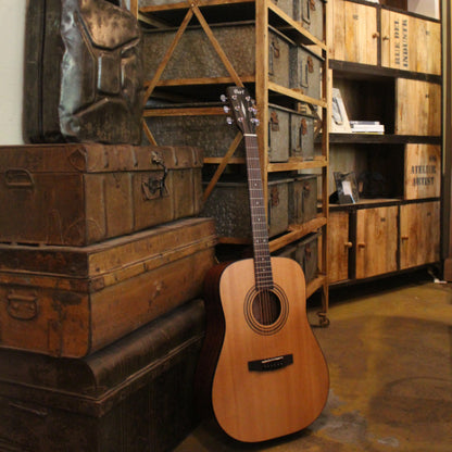 Cort AD810 Dreadnought Spruce Top Acoustic Guitar with Bag - Natural, Black & Sunburst (AD 810)