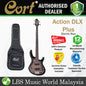 Cort Action DLX Plus 4 String Double Cutaway Bolt On Poplar Body Faded Grey Electric Bass Guitar