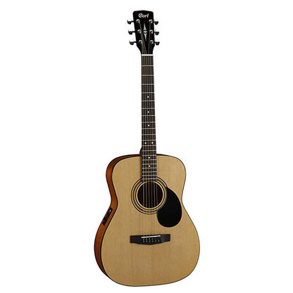 Cort AF510E Concert Spruce Top Acoustic Guitar with Pickup Open Pore (AF 510E AF510)