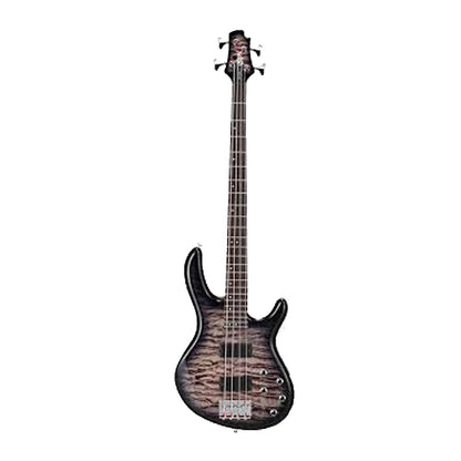 Cort Action DLX Plus 4 String Double Cutaway Bolt On Poplar Body Faded Grey Electric Bass Guitar