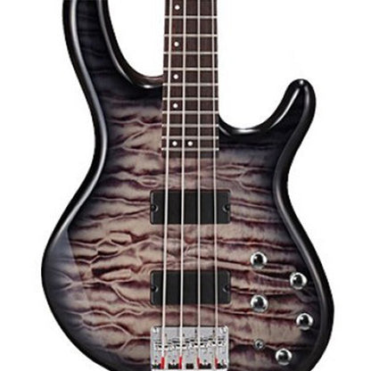 Cort Action DLX Plus 4 String Double Cutaway Bolt On Poplar Body Faded Grey Electric Bass Guitar