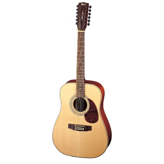 Cort Earth70-12E Dreadnought Solid Spruce Top Acoustic Guitar with Pickup (Earth7012E Earth70 12E)