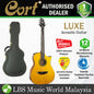 Cort LUXE Concert Solid Adirondack Spruce Top Acoustic Guitar with Case (LU XE)