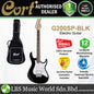 Cort G200SP-BLK Poplar Body HSS Pickup with Tremolo Electric Guitar (G200SP BLK)