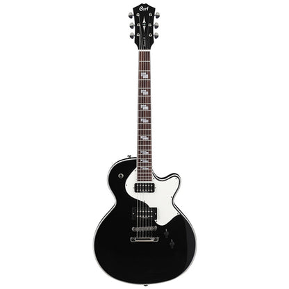 Cort Sunset II Single Cutaway Chambered Mahogany Maple Top HH Pickup Electric Guitar Black (SunsetII)