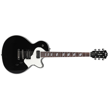 Cort Sunset II Single Cutaway Chambered Mahogany Maple Top HH Pickup Electric Guitar Black (SunsetII)