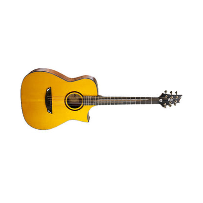 Cort LUXE Concert Solid Adirondack Spruce Top Acoustic Guitar with Case (LU XE)