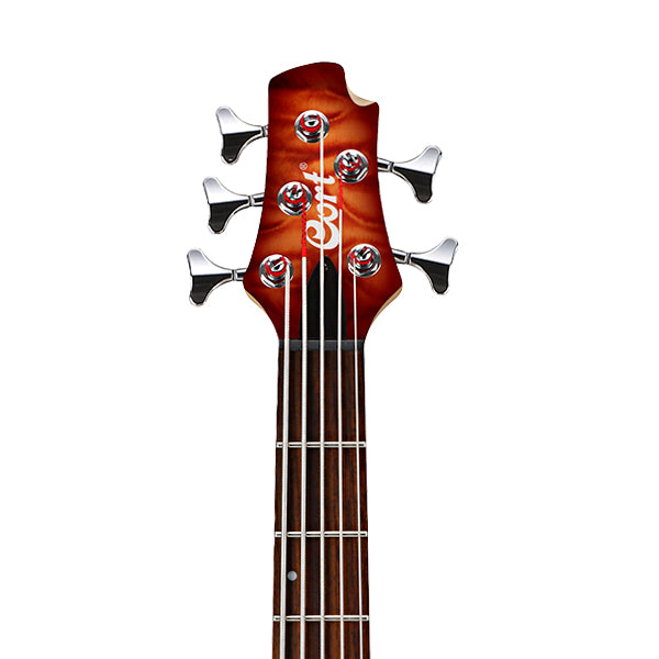 Cort Action DLX V Plus 5 String Double Cutaway Bolt On Poplar Electric Bass Guitar (DLXV)