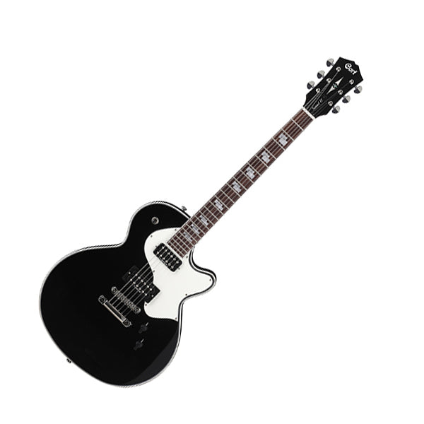 Cort Sunset II Single Cutaway Chambered Mahogany Maple Top HH Pickup Electric Guitar Black (SunsetII)
