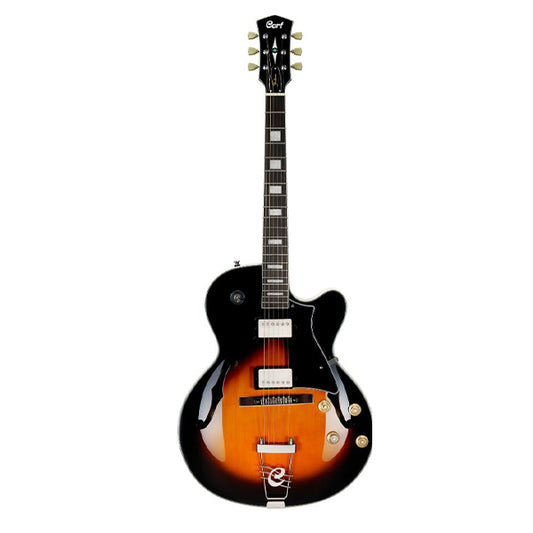 Cort Yorktown Set In Single Cutaway Spruce Top Classic Rocker HH Pickup Burst Electric Guitar