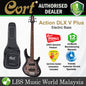 Cort Action DLX V Plus 5 String Double Cutaway Bolt On Poplar Electric Bass Guitar - Faded Grey Burst