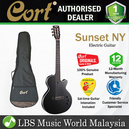 Cort Sunset NY Bolt On Mahogany Spruce Top Nylon String Sonicore Pickup Electric Guitar
