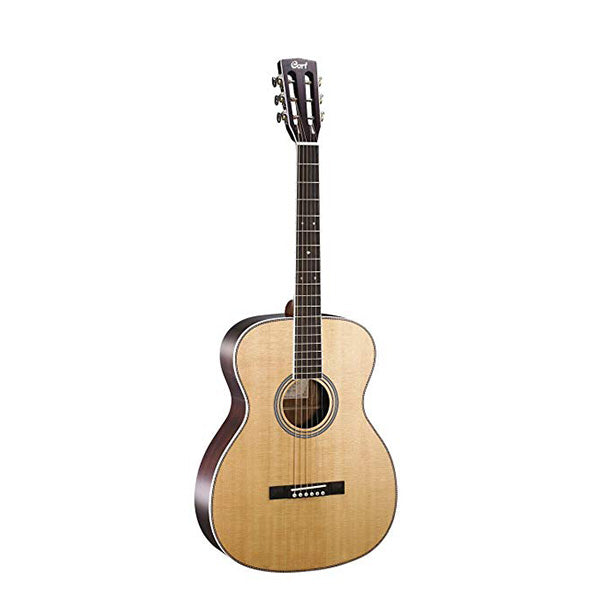 Cort L500-O OM body Solid Spruce Top Acoustic Guitar with Bag (L500O L500 O)