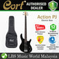 Cort Action PJ 4 String Double Cutaway Bolt On Poplar Electric Bass Guitar (ActionPJ)