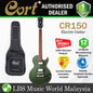 Cort CR150 Cutaway Mahogany Classic Rocker-II HH Pickup Olive Drab Satin Electric Guitar (CR 150)