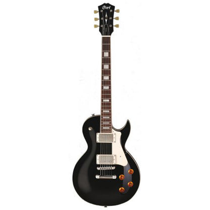 Cort CR200 Single Cutaway Mahogany Classic Rocker HH Pickup Black Electric Guitar (CR 200)