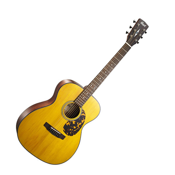 Cort L300V OM Solid Adirondack Spruce Top Acoustic Guitar with Bag (L300 V)