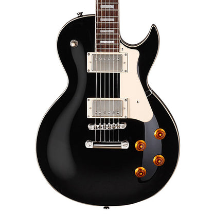 Cort CR200 Single Cutaway Mahogany Classic Rocker HH Pickup Black Electric Guitar (CR 200)