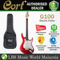 Cort G100 Double Cutaway Meranti Bolt On Single Coil Pickup Electric Guitar (G 100)