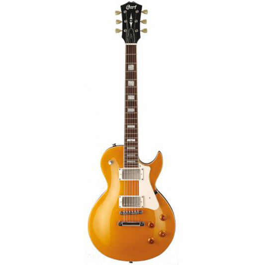 Cort CR200 Single Cutaway Mahogany HH Pickup Gold Top Electric Guitar (CR 200)