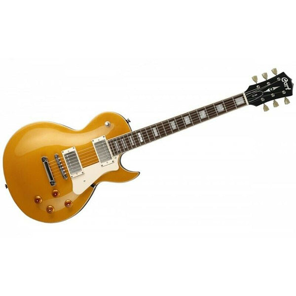 Cort CR200 Single Cutaway Mahogany HH Pickup Gold Top Electric Guitar (CR 200)