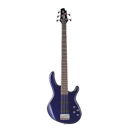 Cort Action Bass V Plus 5 String Double Cutaway Bolt On Poplar Blue Electric Bass Guitar