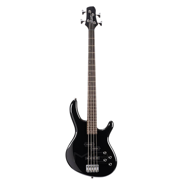Cort Action Bass V Plus 4 String Double Cutaway Bolt On Poplar Black Electric Bass Guitar