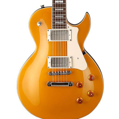 Cort CR200 Single Cutaway Mahogany HH Pickup Gold Top Electric Guitar (CR 200)