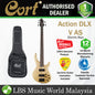 Cort Action DLX V AS 5 String Double Cutaway Bolt On Swamp Ash Electric Bass Guitar
