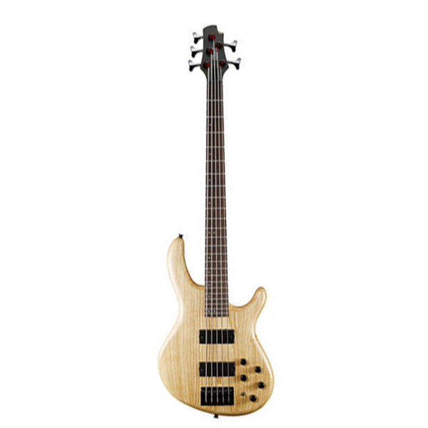 Cort Action DLX V AS 5 String Double Cutaway Bolt On Swamp Ash Electric Bass Guitar