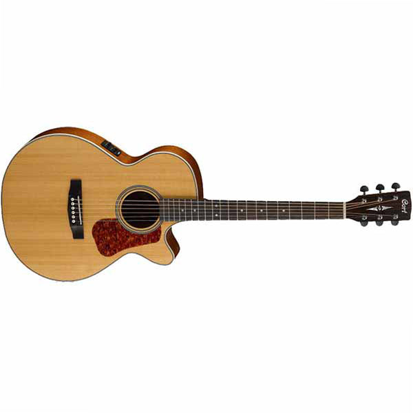 Cort L100F Super Folk Solid Spruce Top Acoustic Guitar with Pickup (L100 F)