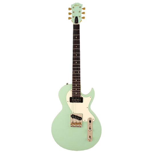 Cort CR-LTD16 Cutaway Duncan Single Coil Pickup Vintage Surf Green Matte Electric Guitar (CTLTD16 CR LTD16)