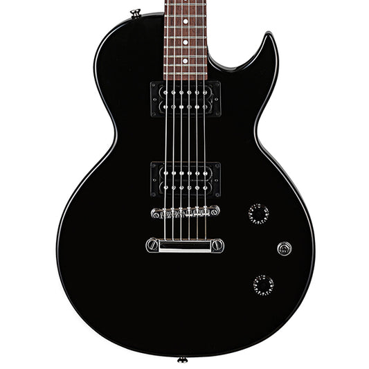 Cort CR50 Cutaway Agathis Poplar Bolt On HH Pickup Powersound Electric Guitar Black (CR 50)