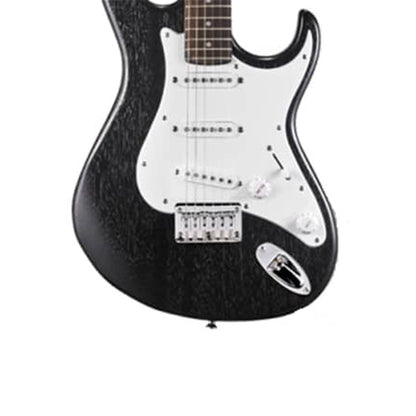 Cort G100 Double Cutaway Bolt On Meranti Electric Guitar with SSS Pickup Jatoba Fingerboard and Bag (G 100)