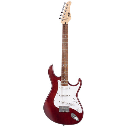 Cort G100 Double Cutaway Bolt On Meranti Electric Guitar with SSS Pickup Jatoba Fingerboard and Bag (G 100)