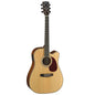Cort MR600F Dreadnought Cutaway Solid Spruce Top Acoustic Guitar with Pickup and Gigbag (MR 600F)