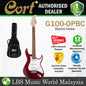 Cort G100 Double Cutaway Bolt On Meranti Electric Guitar with SSS Pickup Jatoba Fingerboard and Bag (G 100)