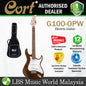 Cort G100 Double Cutaway Bolt On Meranti Electric Guitar with SSS Pickup Jatoba Fingerboard and Bag (G 100)