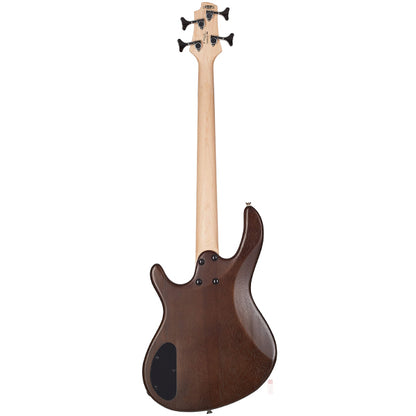 Cort Action Junior w/CGP31 4 String Double Cutaway Agathis Open Pore Walnut Electric Bass Guitar