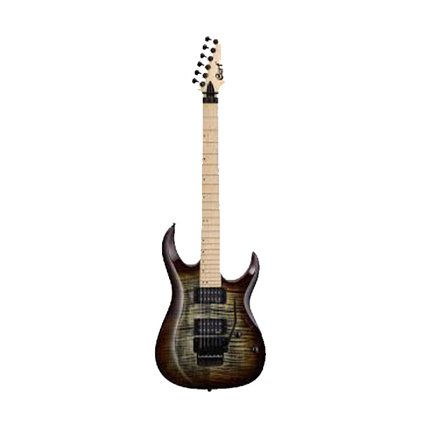 [Discontinued] Cort X300 Double Cutaway Bolt On Flamed Maple Top HH Pickup Electric Guitar (X 300)