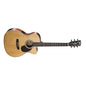 Cort L100-OC OM Cutaway Solid Spruce Top Acoustic Guitar with Pickup (L100OC L100 OC)