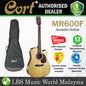 Cort MR600F Dreadnought Cutaway Solid Spruce Top Acoustic Guitar with Pickup and Gigbag (MR 600F)